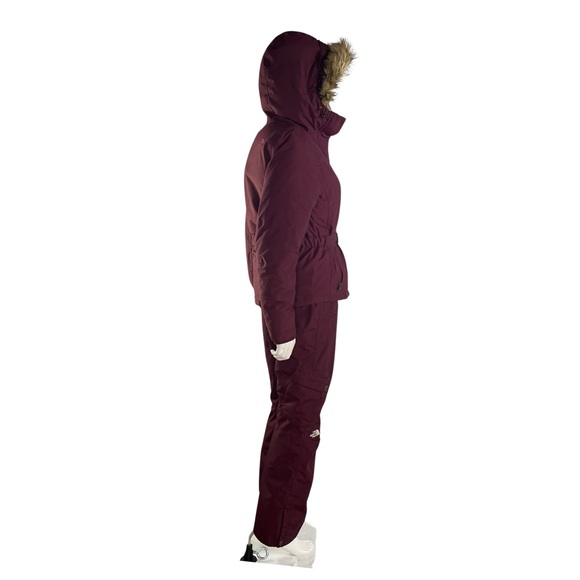The North Face | Greenland Jacket & Freedom Ski Snowboard Pant Maroon, S & S - Picture 6 of 13